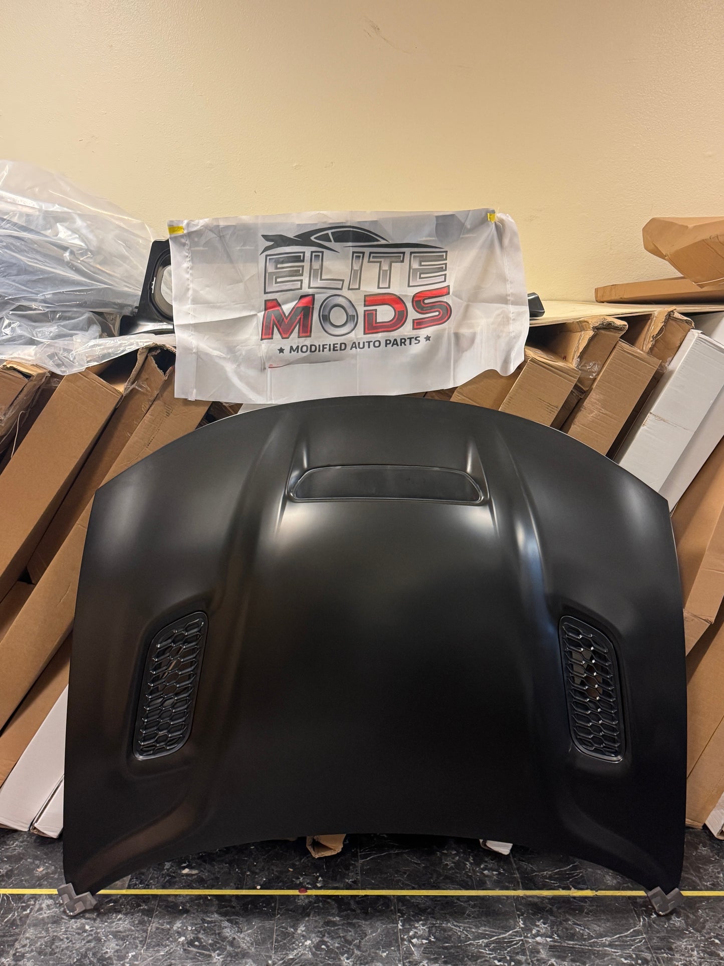 Fits 2015 - 2023 Dodge Charger SRT Hellcat Redeye Style Hood Aluminum