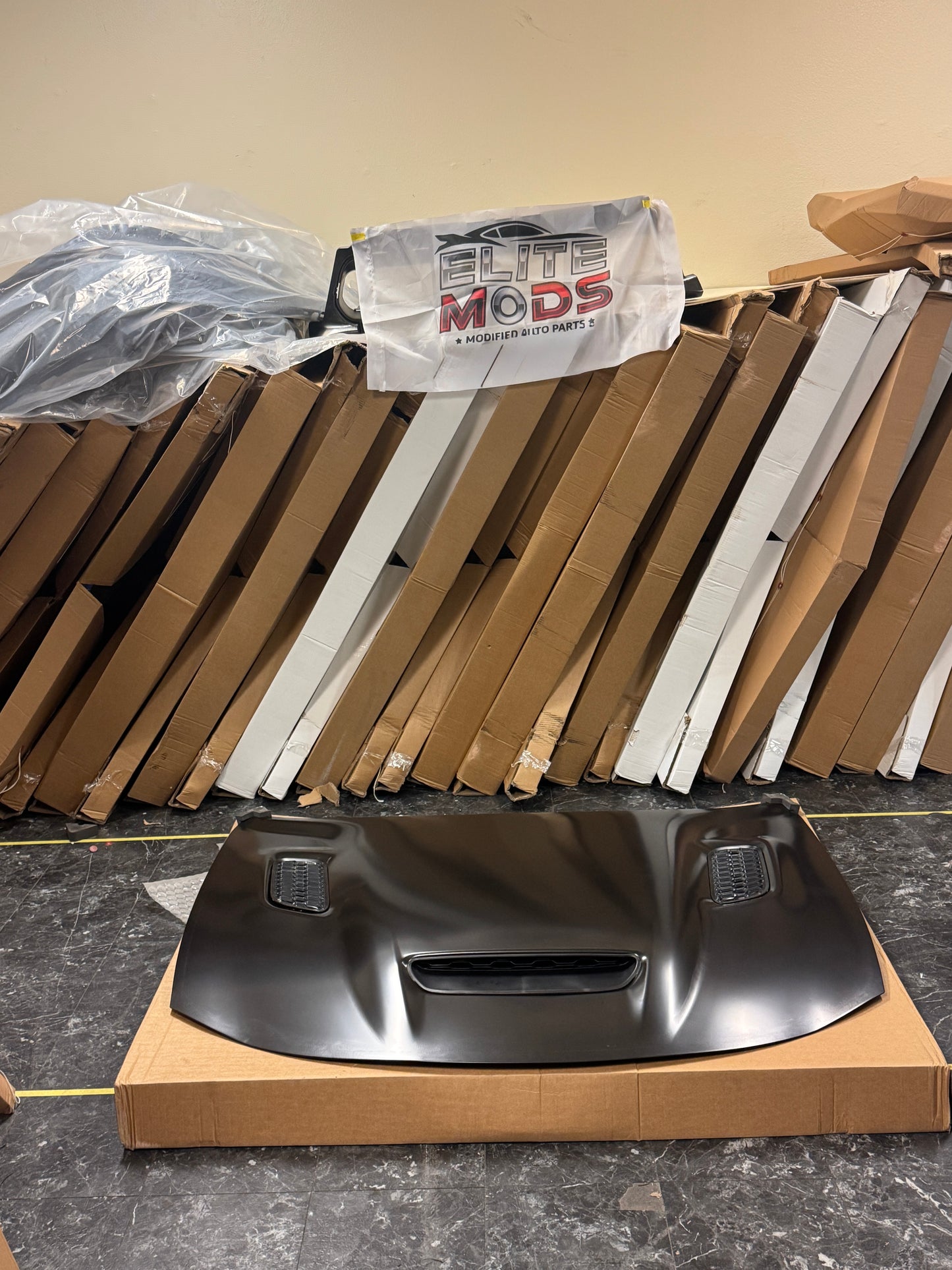 Fits 2015 - 2023 Dodge Charger SRT Hellcat Redeye Style Hood Aluminum