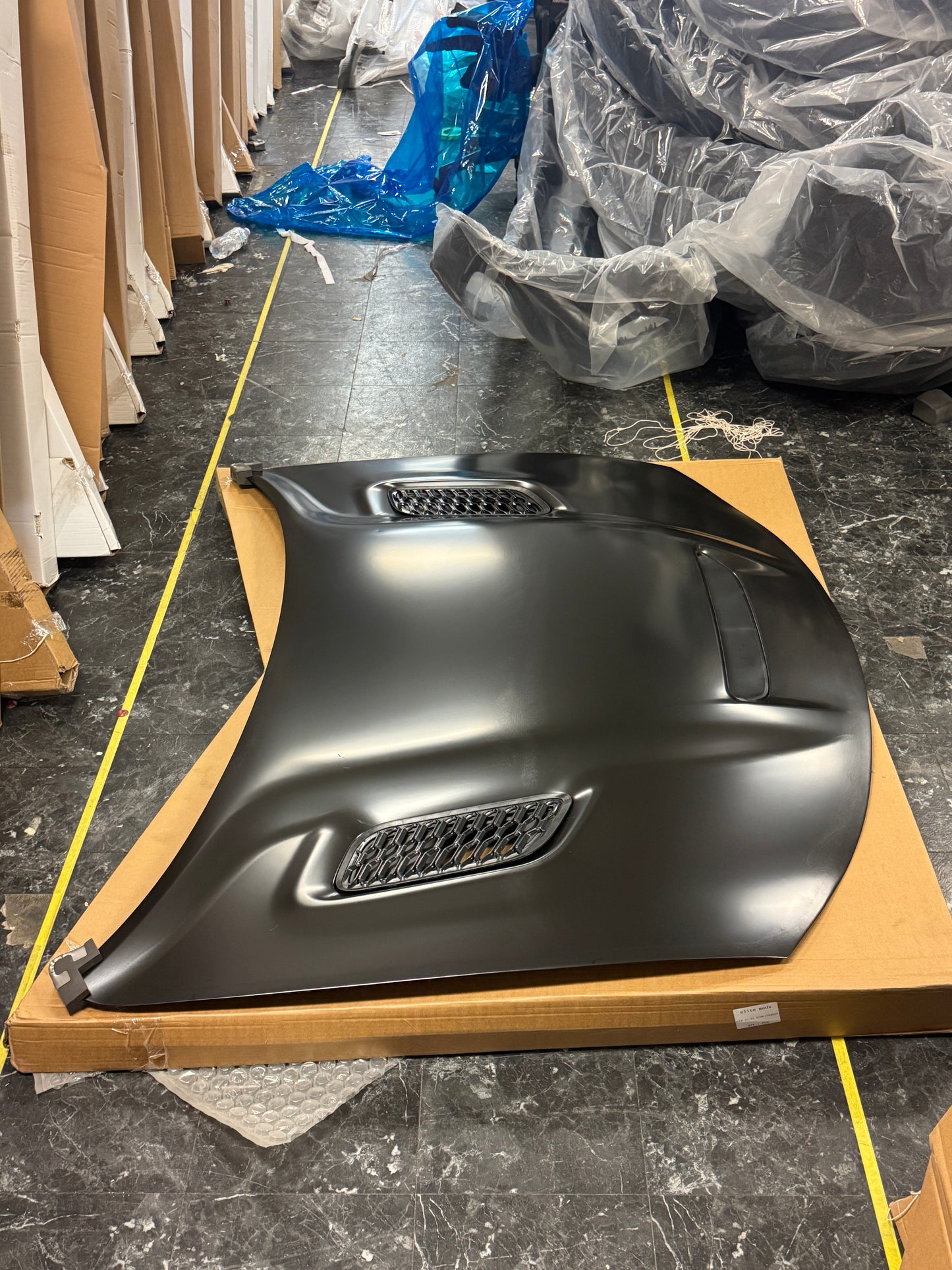 Fits 2015 - 2023 Dodge Charger SRT Hellcat Redeye Style Hood Aluminum