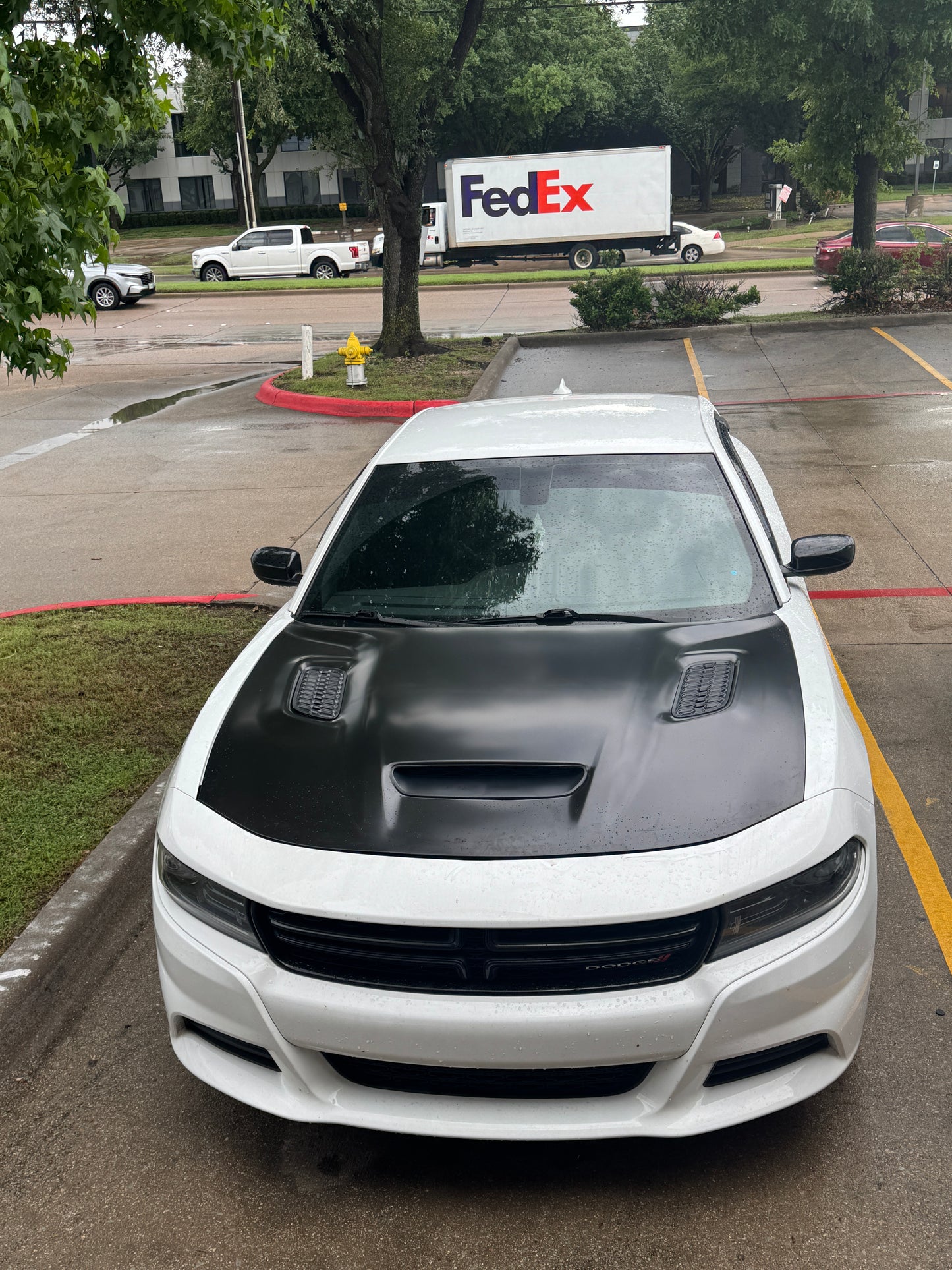 Fits 2015 - 2023 Dodge Charger SRT Hellcat Redeye Style Hood Aluminum