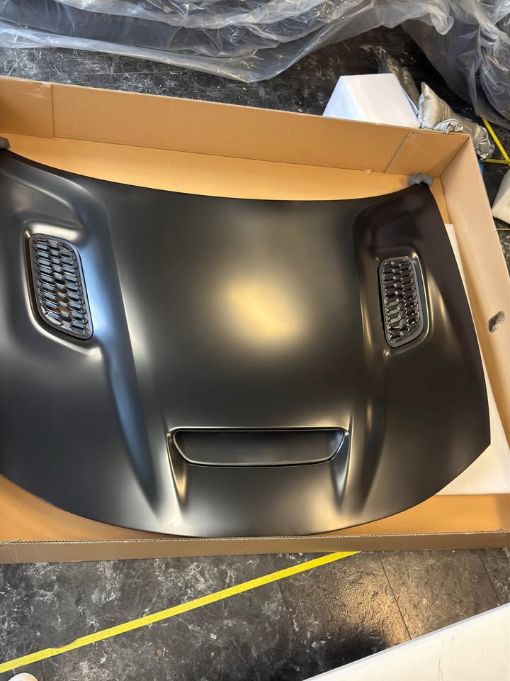 Fits 2015 - 2023 Dodge Charger SRT Hellcat Redeye Style Hood Aluminum